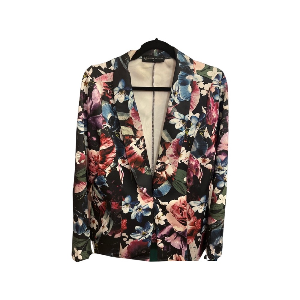 Floral blazer